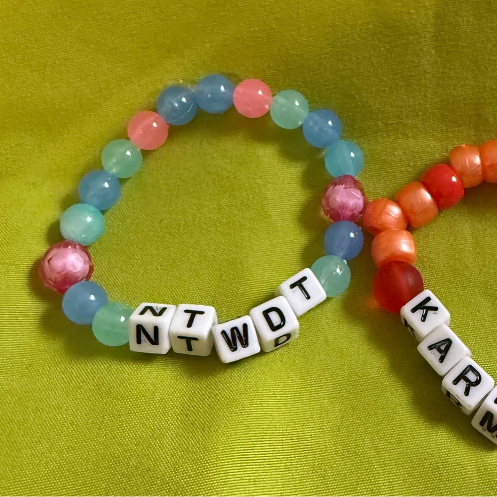 Taylor Swift 1989 Friendship Bracelet Handmade for Trading Beads Concerts
